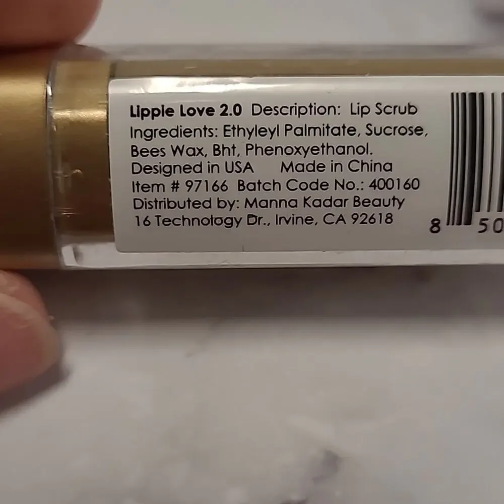 Manna Kadar Beauty Lippie Love 2.0 Lip Scrub NEW
